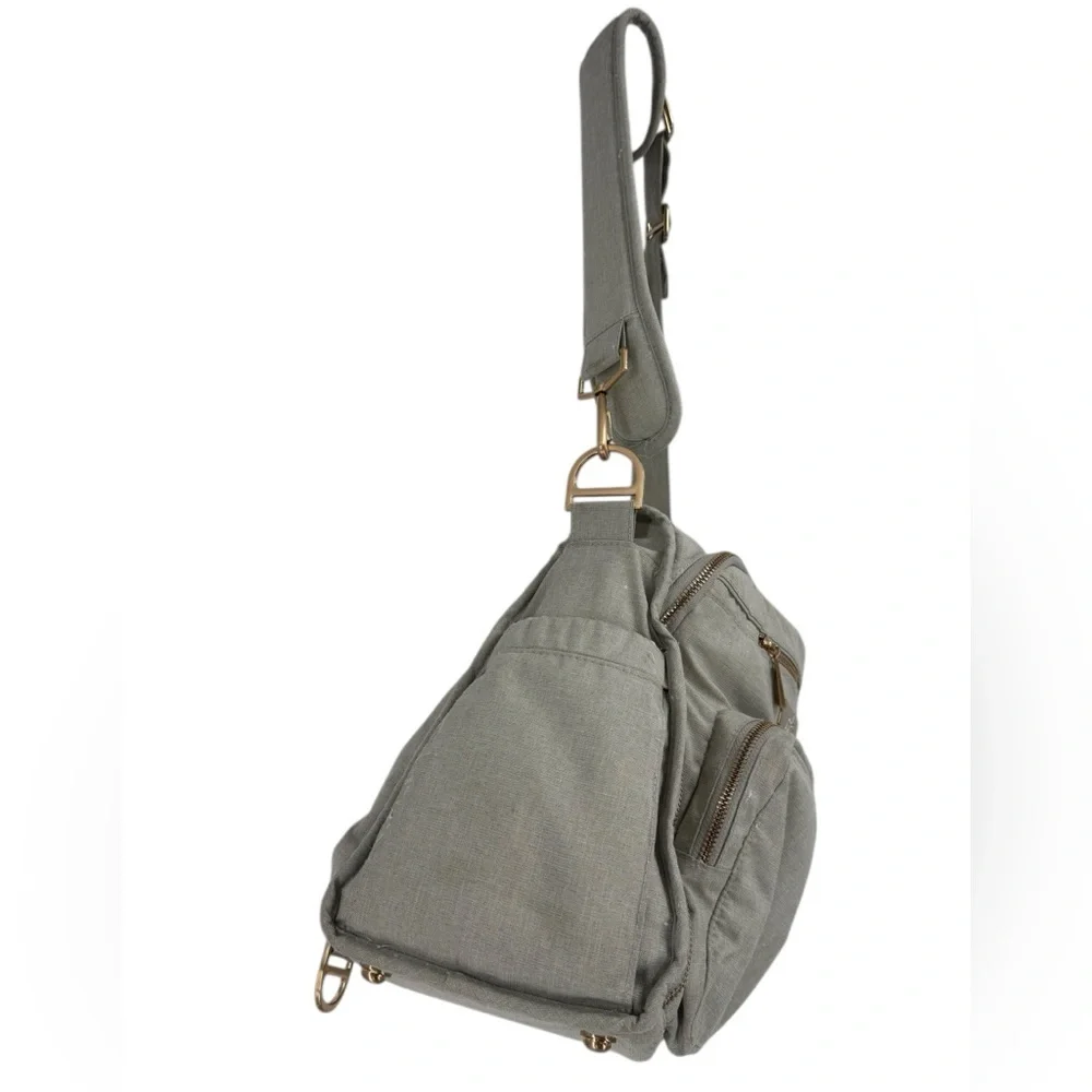 Jujube Be Prepared Diaper Bag Gray Gold Hardware Large Capacity Travel Tote